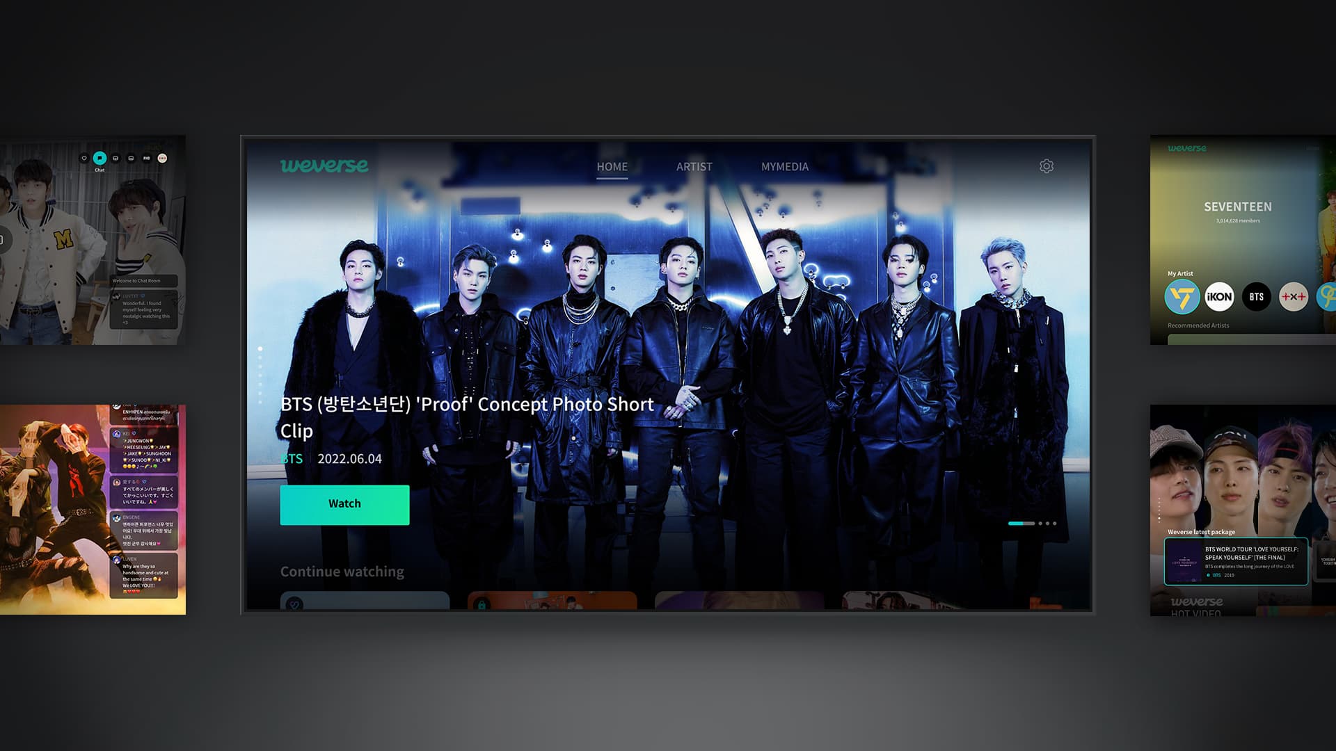 Weverse Smart TV APP Development